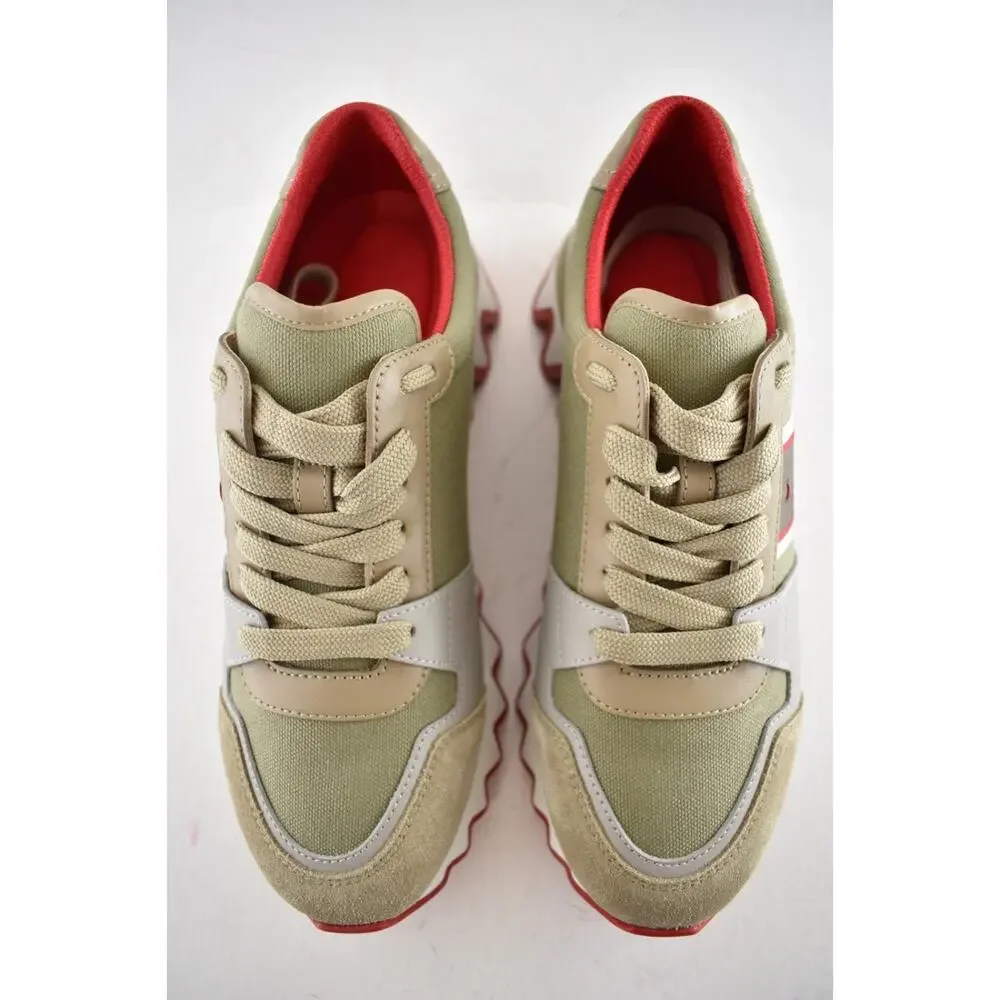 Christian Louboutin Nastroshark Donna Flat Saharienne Platform LowTop Sneaker 41
